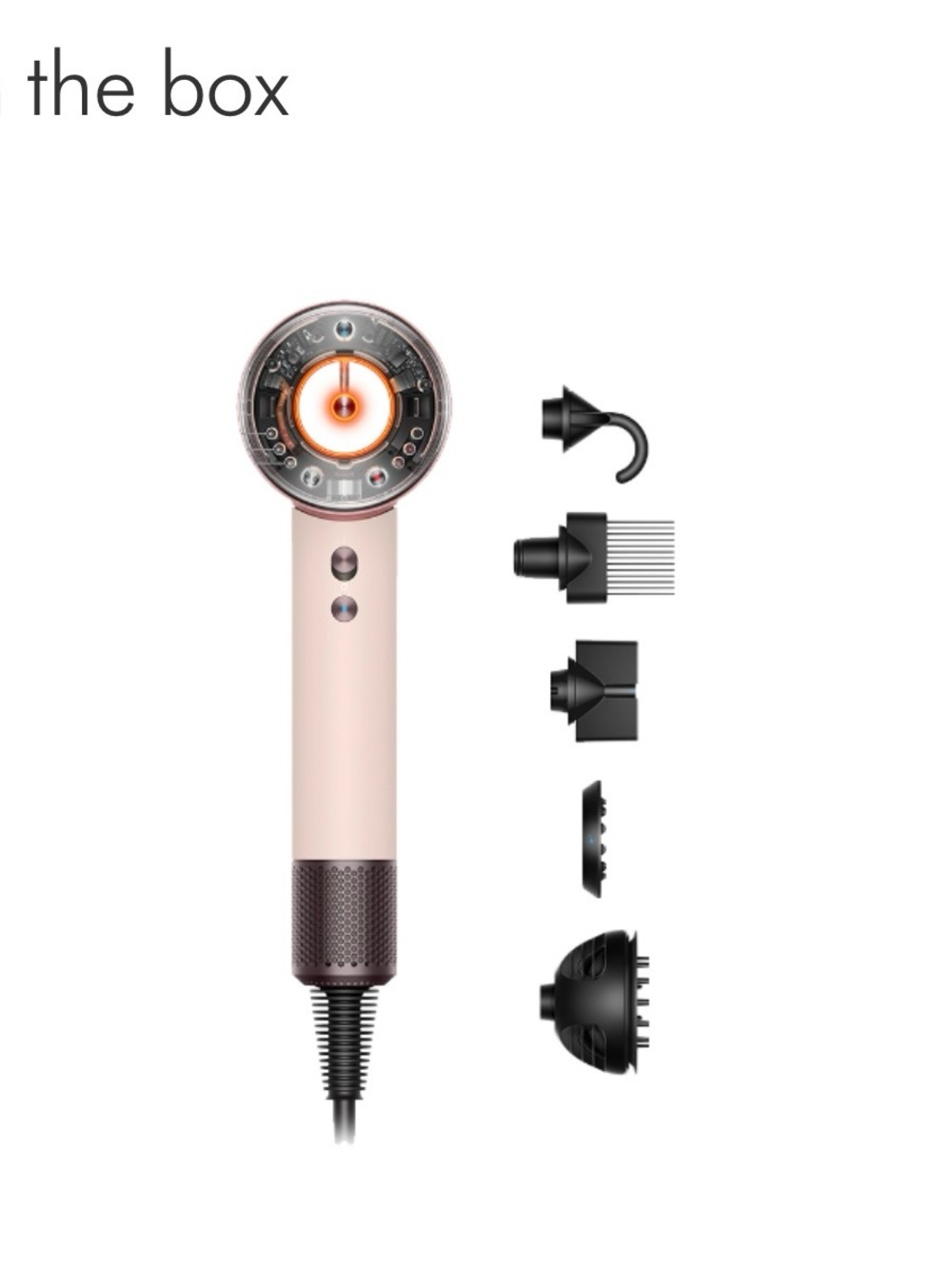 Dyson Supersonic Nural Hair Dryer in Ceramic Pink and Rose Gold